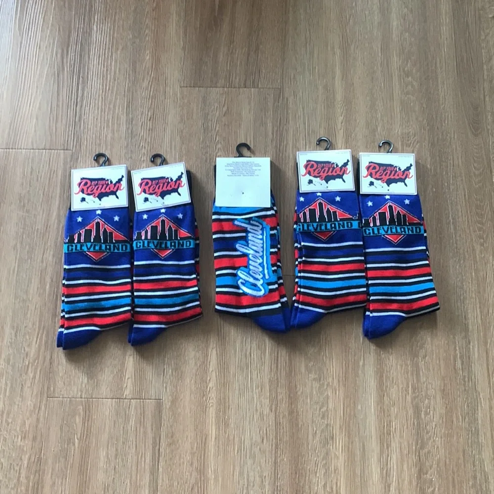 LMT: 5️⃣ Pairs of Rep Your Region Cleveland socks